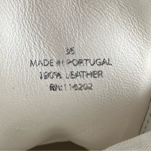 ZADIG & VOLTAIRE ZV1747 High Flash Studded Leather Sneakers in Off White NEW - Picture 11 of 14